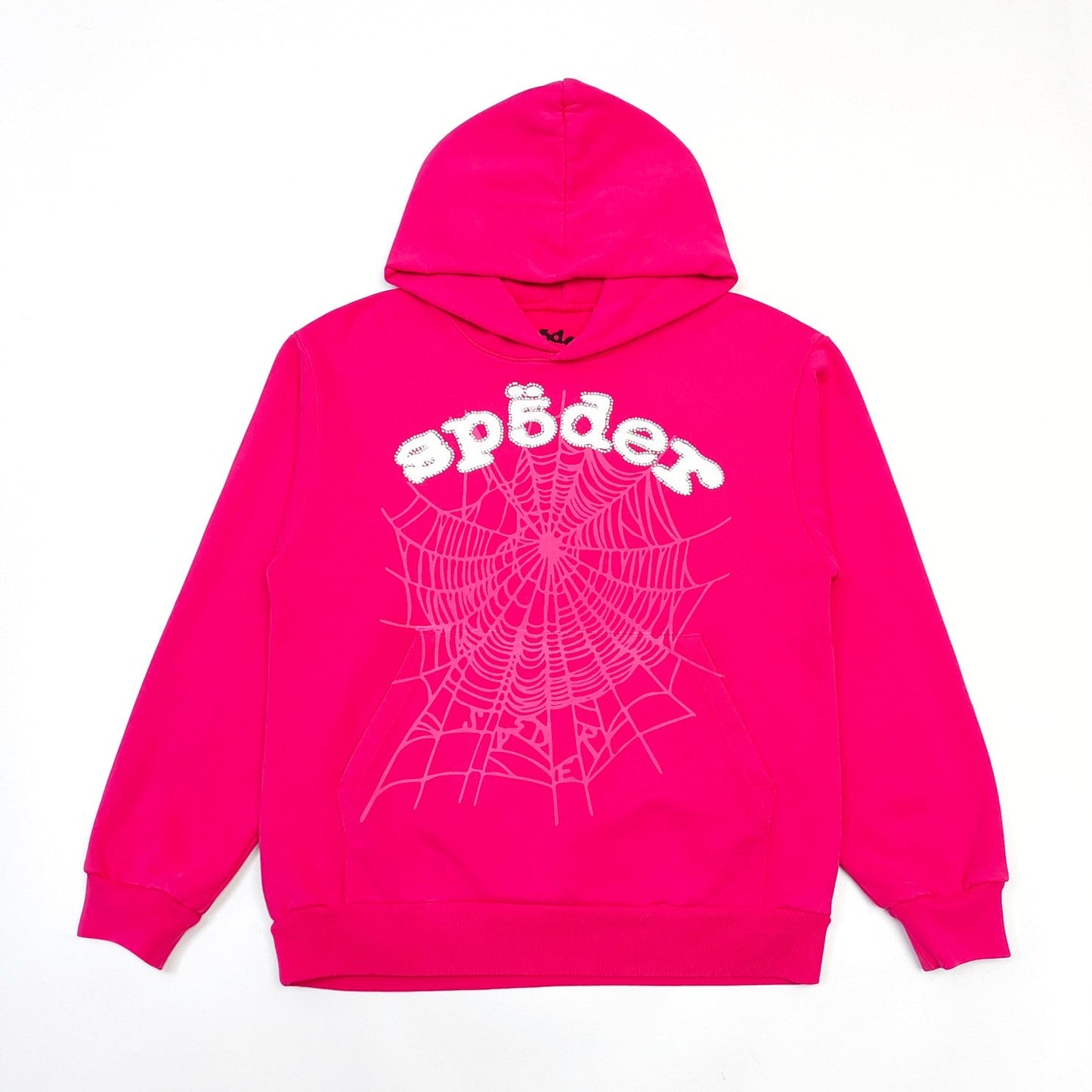 Trendy Pink Sp5der Websuit Hoodie for Ultimate Comfort and Style