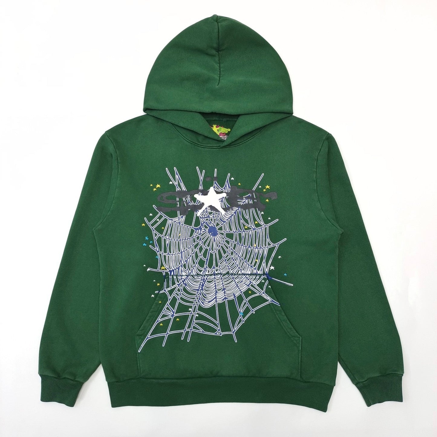 Hunter Green Sp5der Web Hoodie - Elevate Your Style!