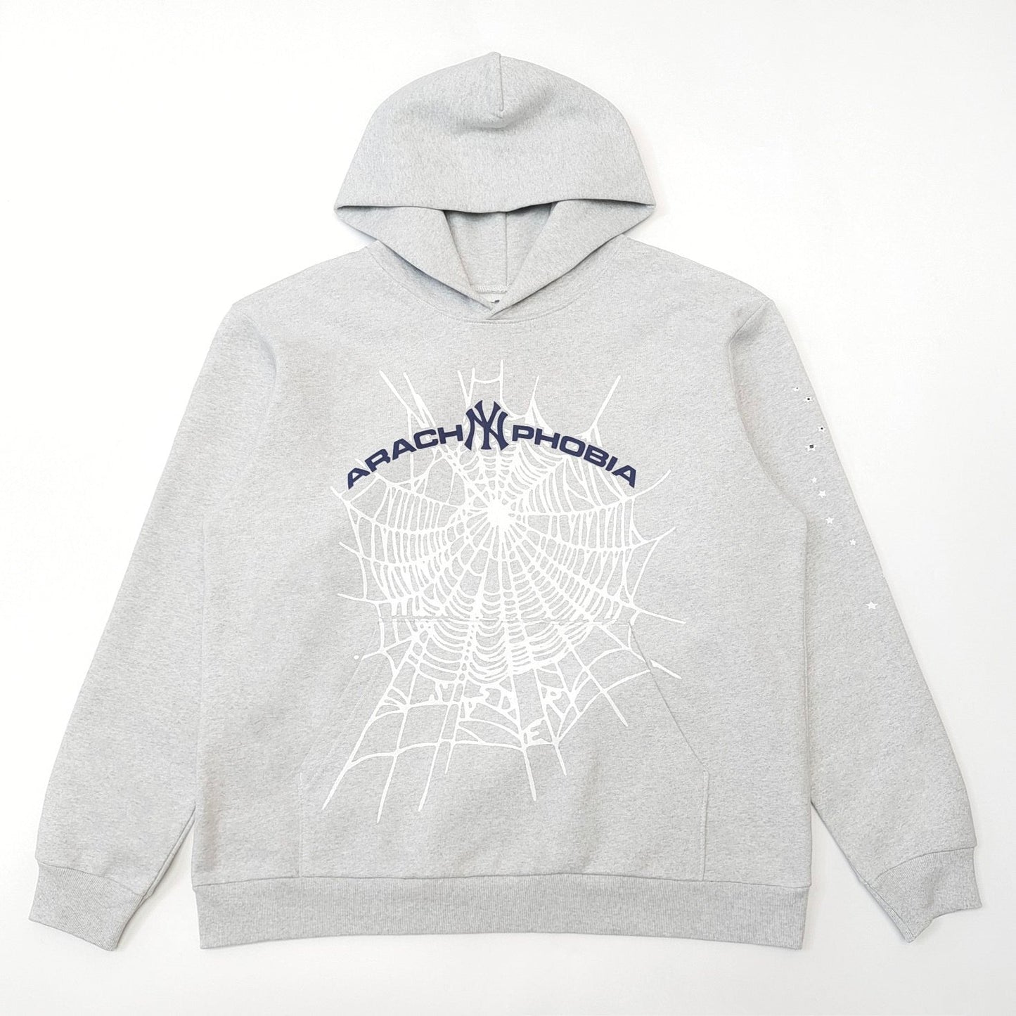 Stylish Sp5der NY Gray Hoodie