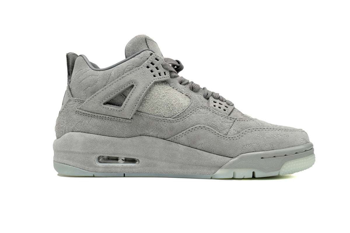 Stylish KAWS x Air Jordan 4 Retro in Sleek Grey