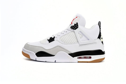 Air Jordan 4 Classic White and Black Edition