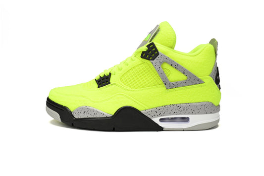 Air Jordan 4 Radiant Glow in Plush Fluorescent Yellow