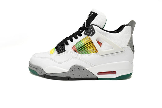 Jordan Women's 4 Retro "Jamaica" in White and Green