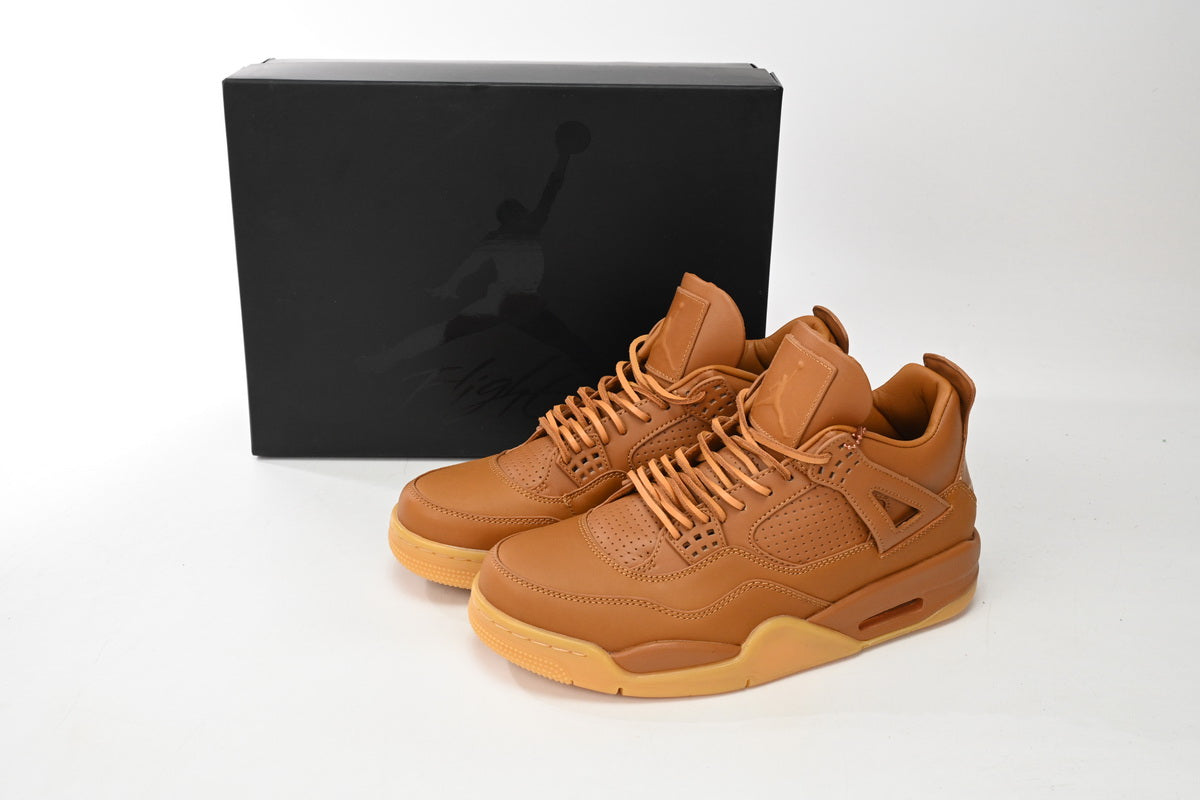 Exclusive Air Jordan 4 Premium "Wheat" Sneakers