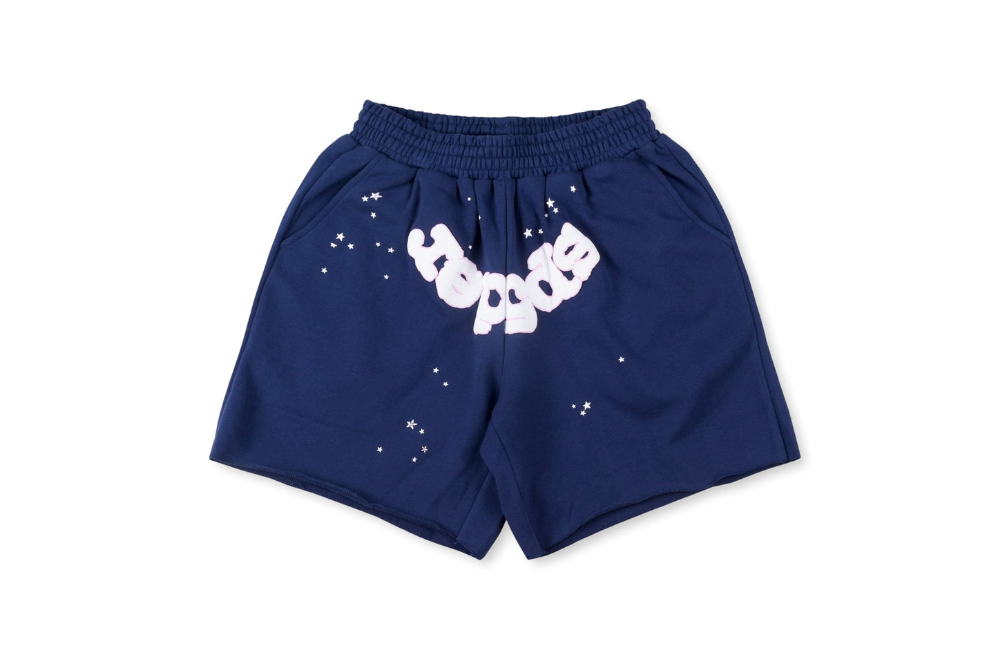 Stylish Unisex Athleisure Shorts with Young Thug's Sp5der 555555 Foam Print