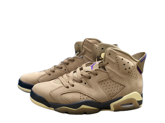 Women's Jordan 6 Gore-Tex Sneakers in Rich Brown Kelp