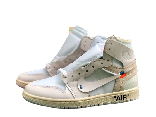 OFF-WHITE x JORDAN 1 RETRO HIGH - Crisp White Edition