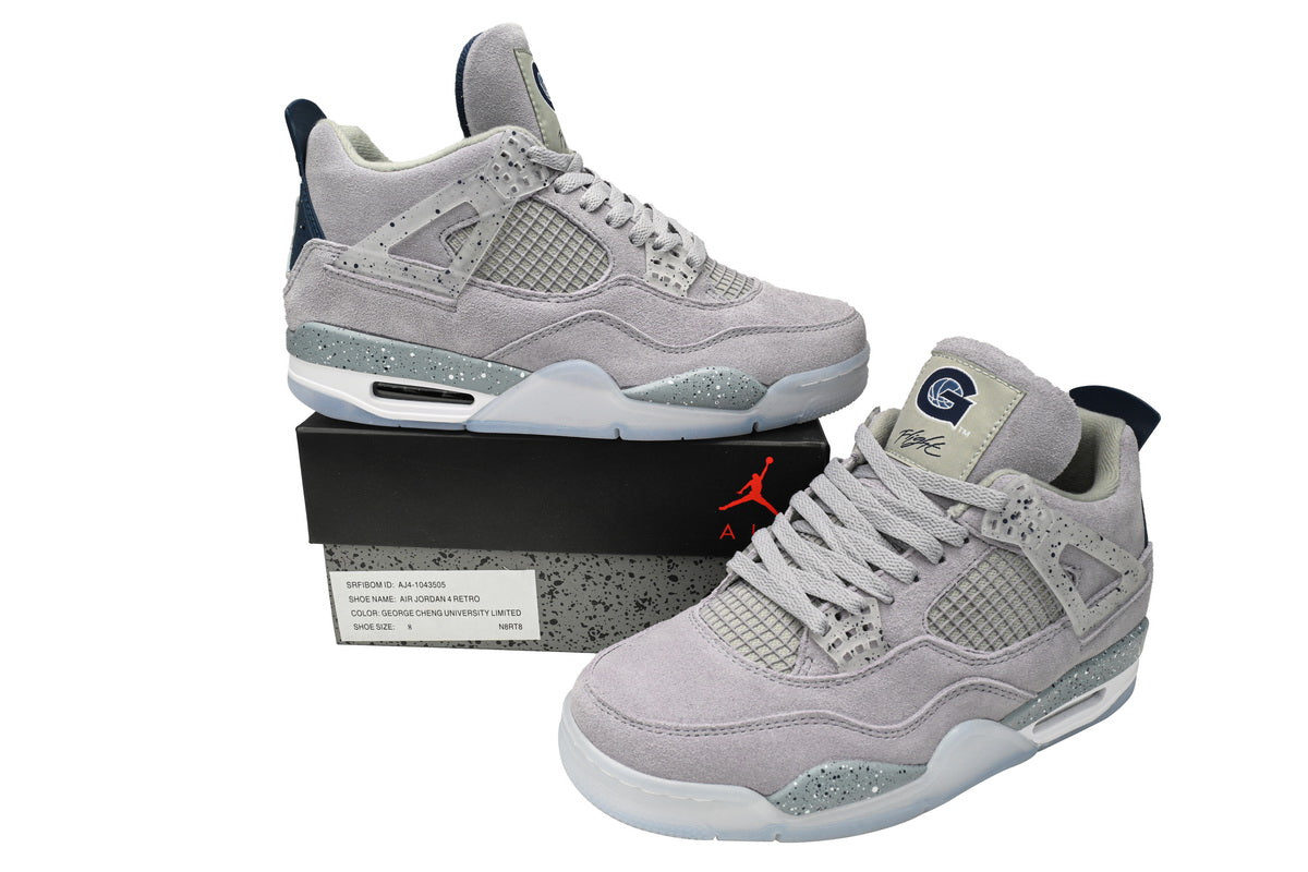 Air Jordan 4 Retro 'Georgetown' - Classic Style with a Bold Twist