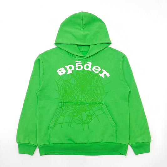 Vibrant Green Sp5der Legacy Hoodie - Elevate Your Style!