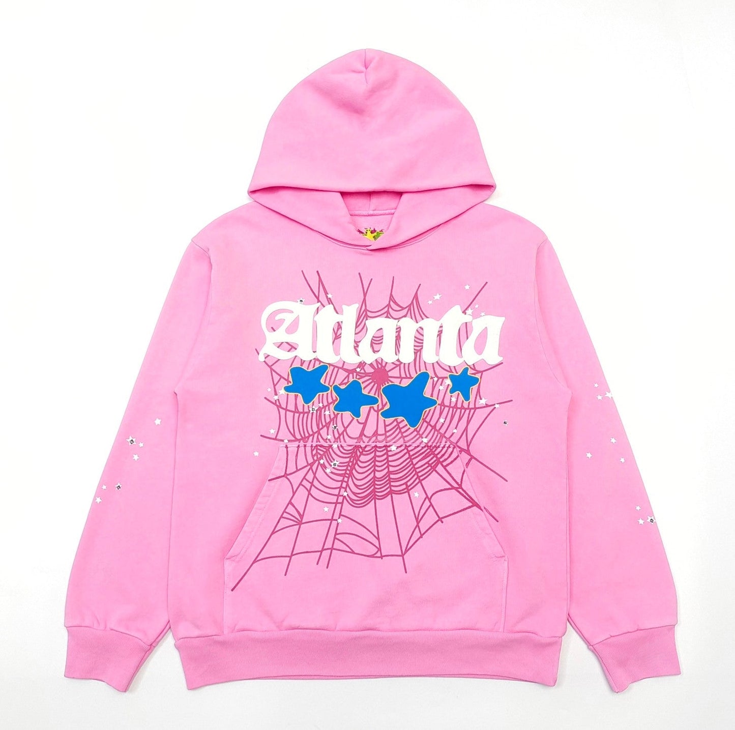 Chic Pink Sp5der Atlanta Hoodie – Perfect for Style and Comfort!