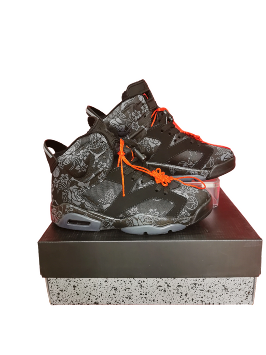 Nike Air Jordan 6 "Black and Orange" - A Bold Statement Piece