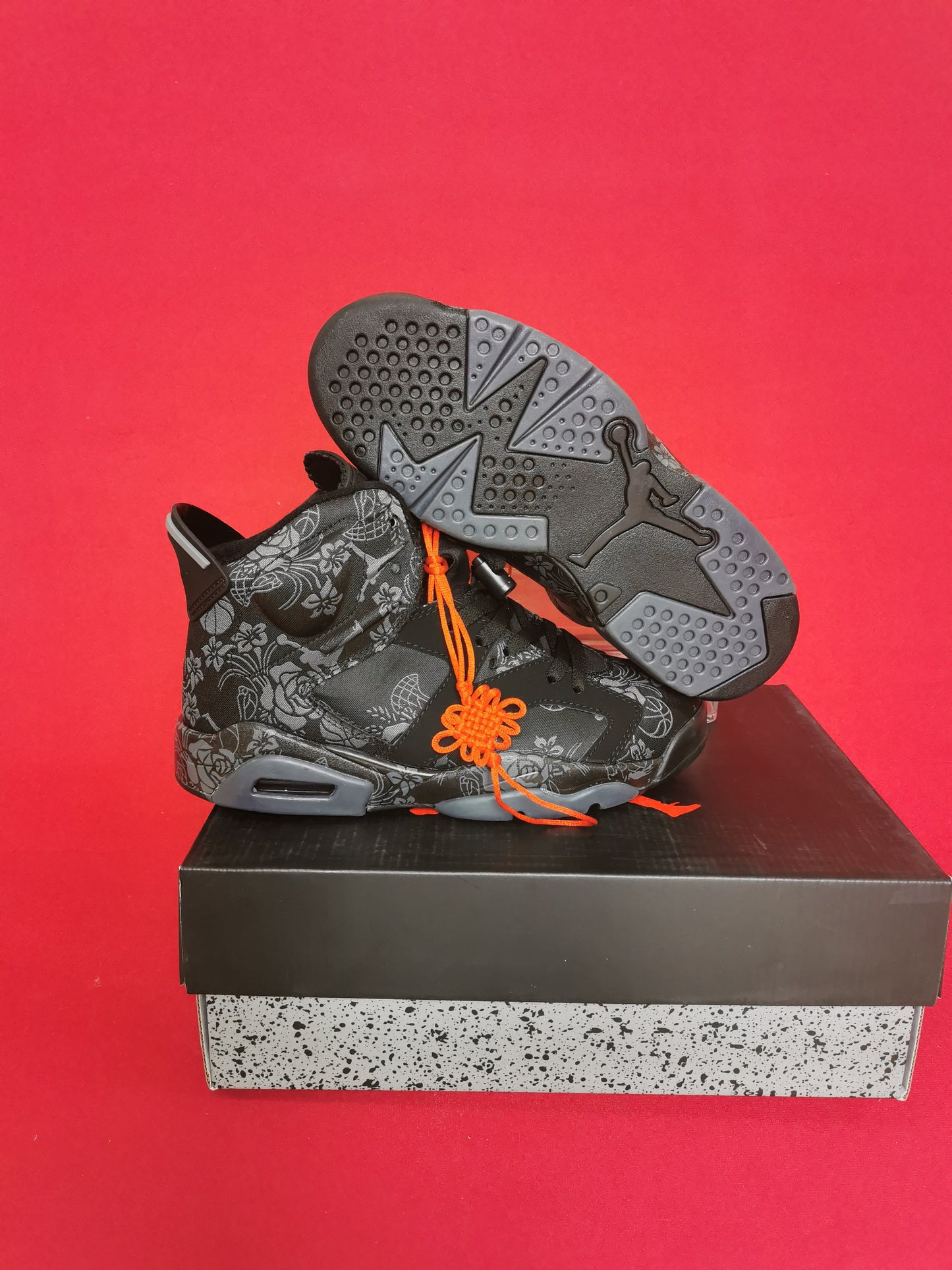 Nike Air Jordan 6 "Black and Orange" - A Bold Statement Piece