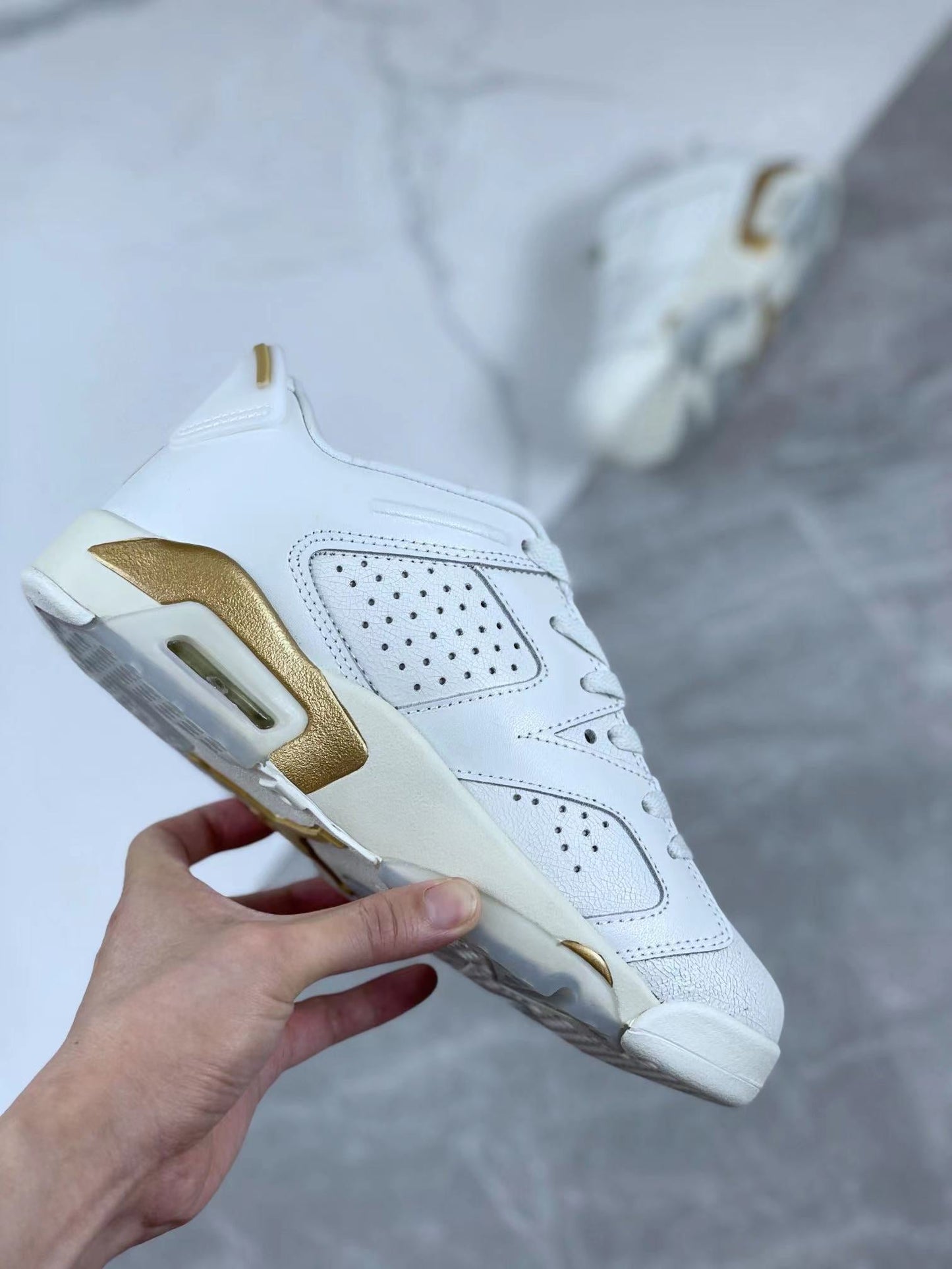 Jordan 6 Low "Shimmering Metallic Gold