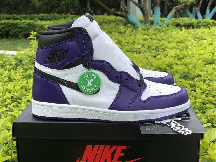 Air Jordan 1 High – Court Purple & White Edition