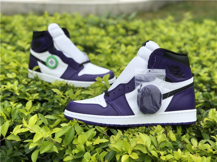 Air Jordan 1 High – Court Purple & White Edition