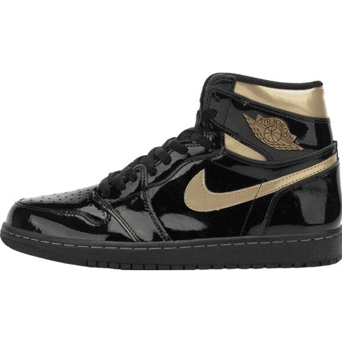 Air Jordan 1 High - Striking Black Metallic Gold Edition