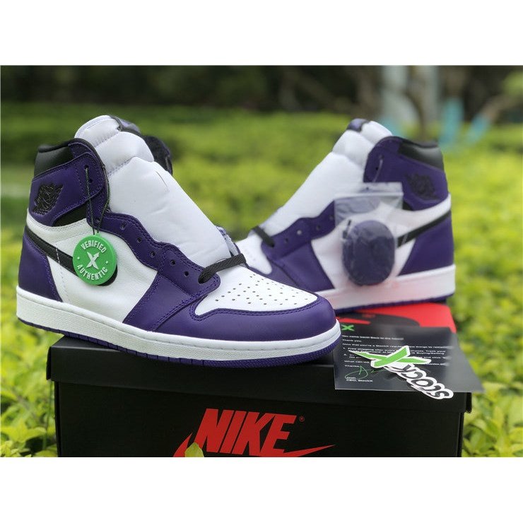 Air Jordan 1 High – Court Purple & White Edition