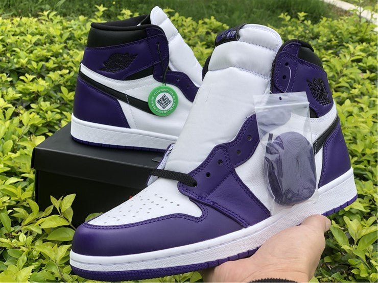 Air Jordan 1 High – Court Purple & White Edition