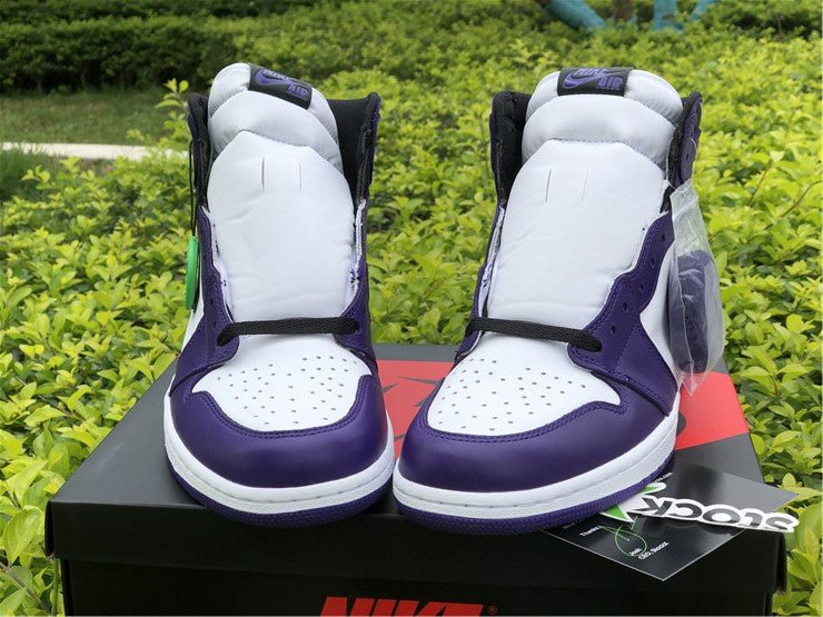 Air Jordan 1 High – Court Purple & White Edition