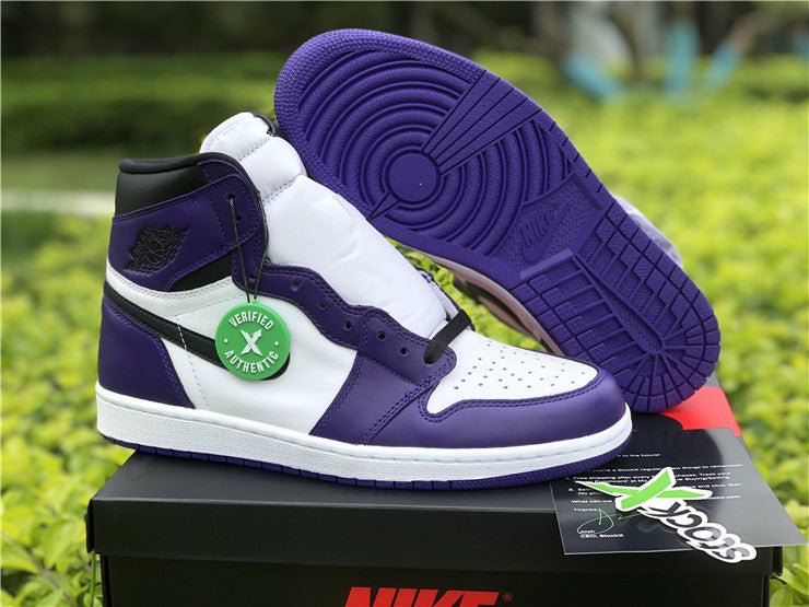 Air Jordan 1 High – Court Purple & White Edition