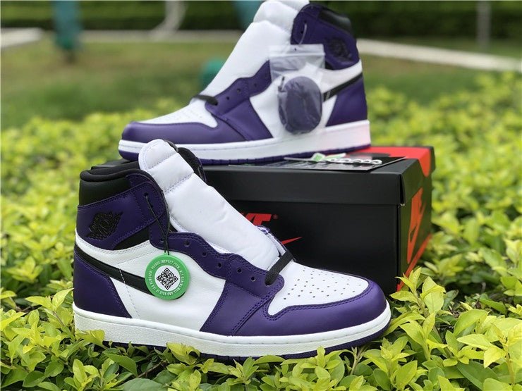 Air Jordan 1 High – Court Purple & White Edition