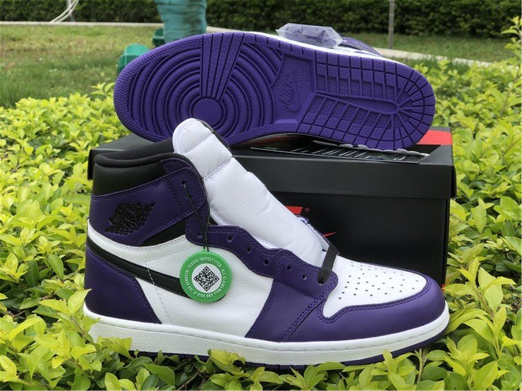 Air Jordan 1 High – Court Purple & White Edition