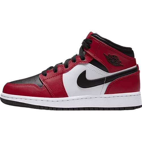 Jordan 1 Mid - Chicago Black Toe Edition