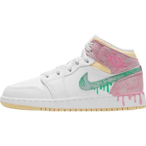 Jordan 1 Mid "Paint Drip" Edition: A Splash of Style