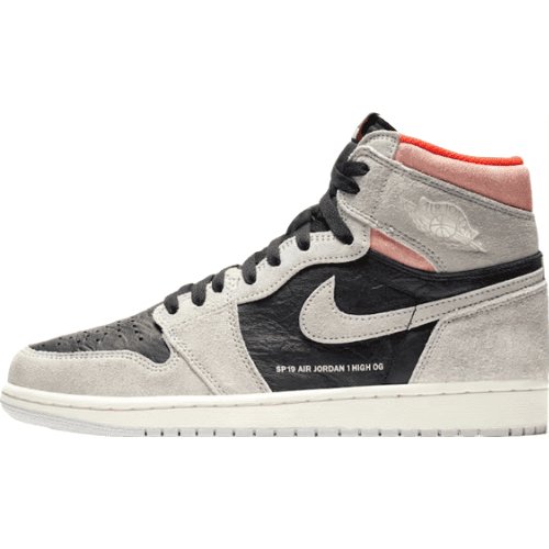 Elevate Your Style: JORDAN 1 RETRO HIGH in Neutral Grey & Hyper Crimson