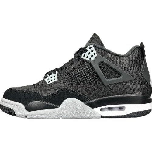 JORDAN 4 - Sleek Black Canvas Edition