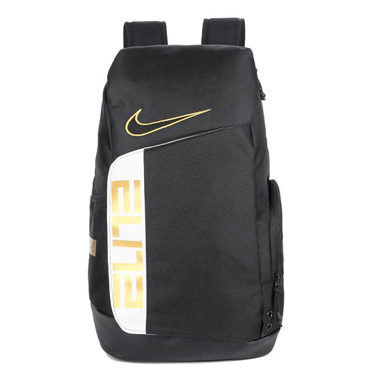 NIKE ELITE PRO BASKETBALL BACKPACK BLACK AND GOLD