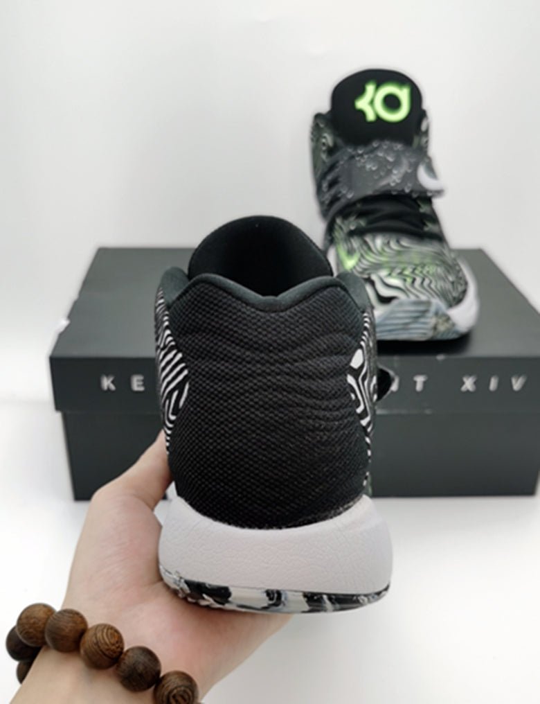 NIKE KD 14 - Black Lime Glow Edition