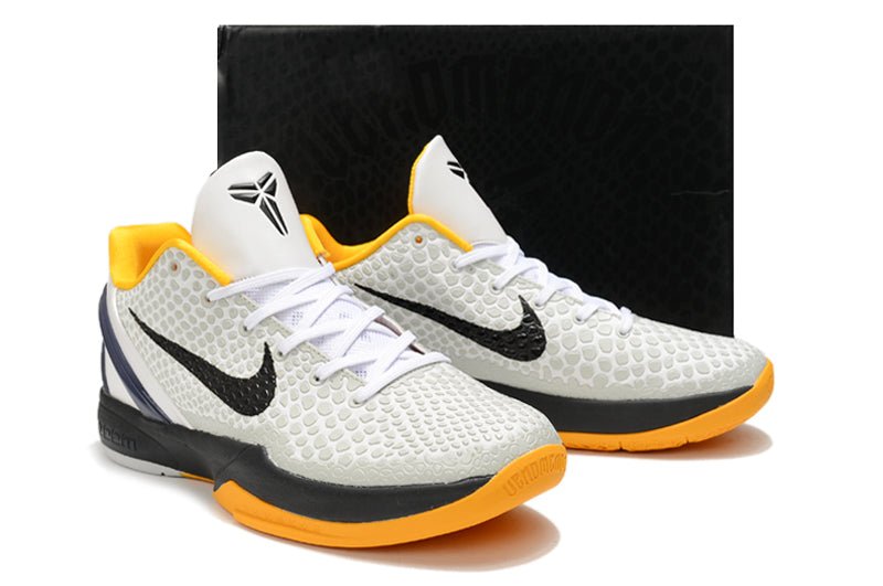 Nike Kobe 6 Protro Playoff Pack - White & Del Sol Edition