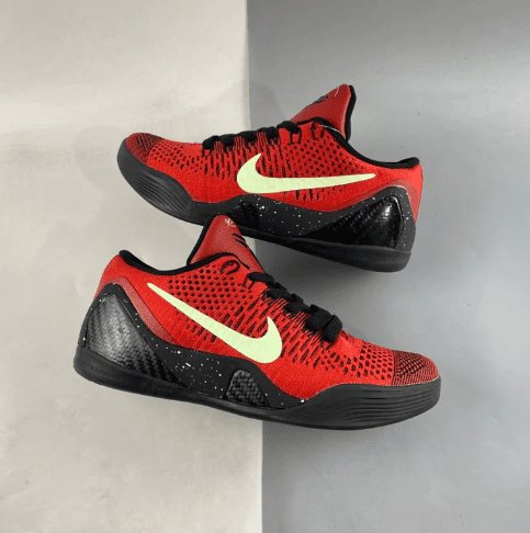 Kobe 9 Sneakers by NIKE in Striking University Red