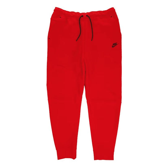 Elevate Your Style with Nike Tech Fleece Pants in Vibrant University Red