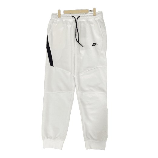 Stylish NIKE Tech Fleece Pants in Trendy White/Black Combo