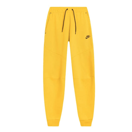 Nike Tech Fleece Pants in Vibrant Yellow and Bold Black